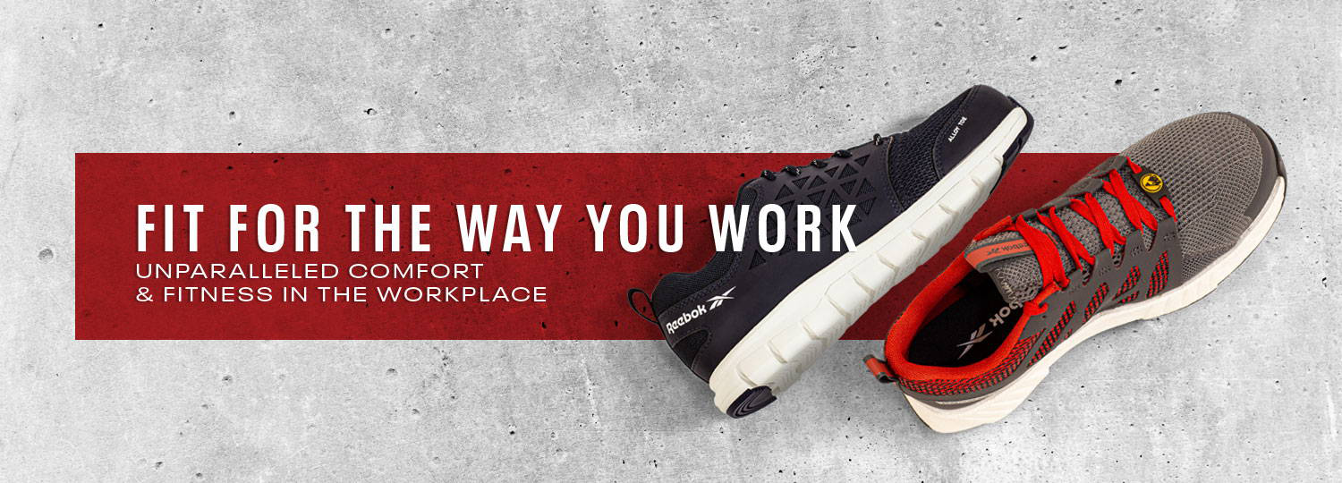 Naujausia Reebok darbo batų kolekcija